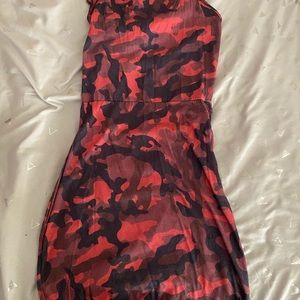 Pretty little thing camo dress